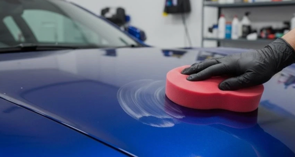 Autobrite Dual Foam Applicator Pad Car Wax Polish Detailing Sponge
